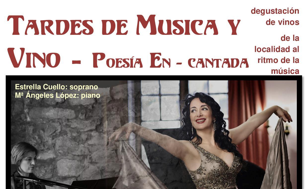 POESIA ENCANTADA EL SÁBADO 17 DE MARZO EN LAS TARDES DE MÚSICA Y VINO